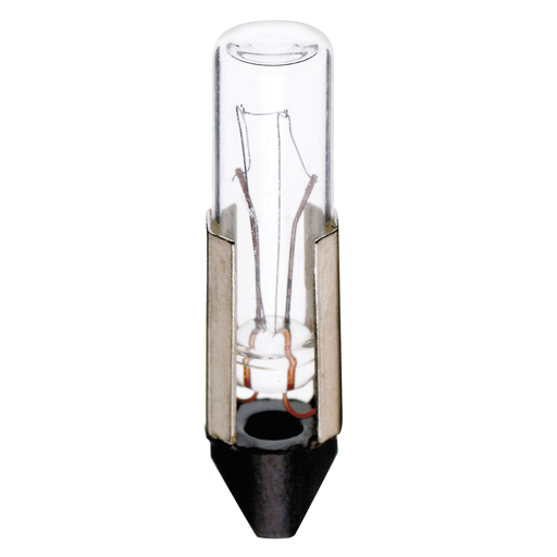 Product image for Satco S6904 1.75 Watt miniature; T2; 10000 Average rated hours; Telephone Slide base; 24 Volt