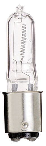 Product image for Satco S1983 500 Watt; Halogen; T4; Clear; 2000 Average rated hours; 8500 Lumens; DC Bay base; 120 Volt