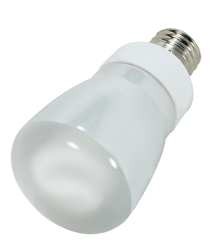 Product image for Satco S7259 5 Watt; R20 Compact Fluorescent; 5000K; 82 CRI; Medium base; 120 Volt