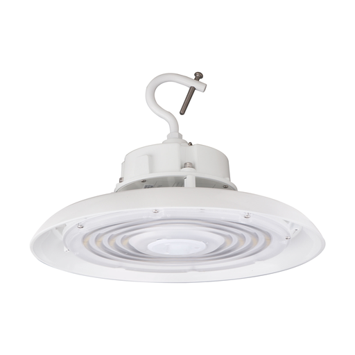 Product image for Nuvo 65/796R1 200W UFO LED High Bay; 28800 Lumens; 5000K; 120-277 Volt; 0-10V Dimmable; White Finish