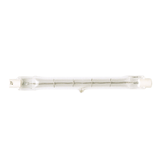 Product image for Satco S3185 500 Watt; Halogen; T3; Clear; 1500 Average rated hours; 9000 Lumens; Double Ended base; 240 Volt