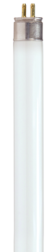 Product image for Satco S8115 28 Watt; T5; Fluorescent; 6500K Daylight; 85 CRI; Miniature Bi Pin base