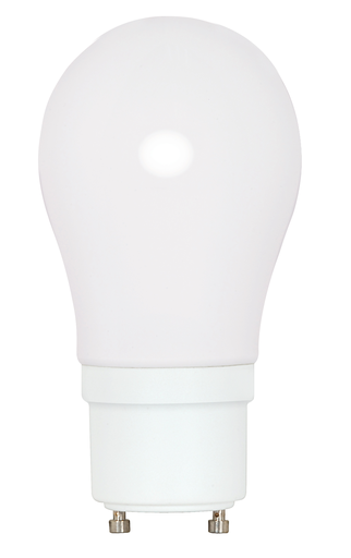 Product image for Satco S8225 15 Watt; A19 Compact Fluorescent; 2700K; 82 CRI; GU24 base; 120 Volt