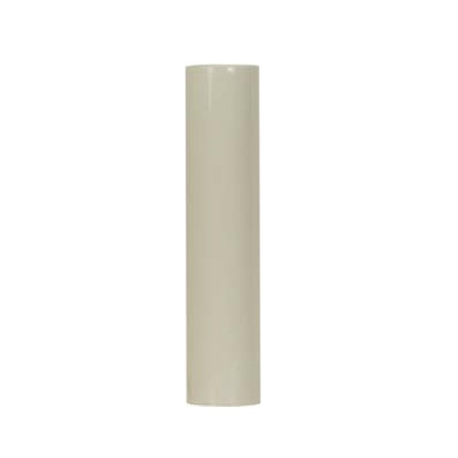 90/2444 - Plastic Candle Cover - Cream Plastic - 13/16" Inside Diameter - 7/8" Outside Diameter - 6" Height