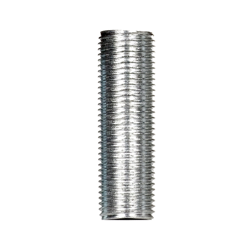 Product image for Satco 90/258 1/8 IP Steel Nipple; Zinc Plated; 1-1/4" Length; 3/8" Wide