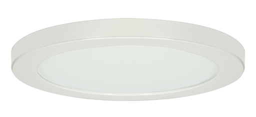 Mayer-DDS-25 watt - 13" Flush Mount LED Fixture - 3000K - Round Shape - White Finish - 120 volts-1