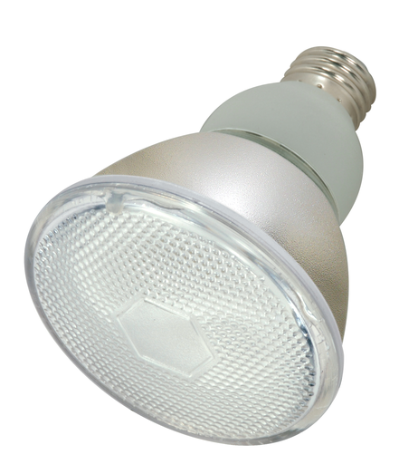 Product image for Satco S7204 15W PAR30 Compact Fluorescent; 2700K; 82 CRI; Medium base; 120 Volt