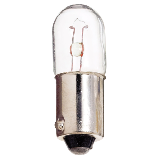 Product image for Satco S7821 2.8 Watt miniature; T3 1/4; 1000 Average rated hours; Miniature Bayonet base; 28 Volt
