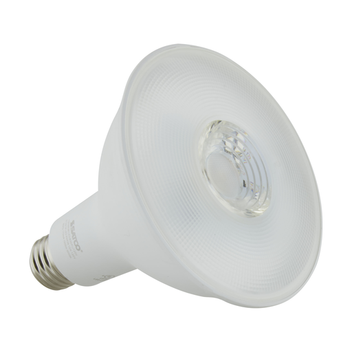 Product image for Satco S12216 13 Watt PAR38 LED; 3000K; 40 deg. Beam Angle; Medium base; 120 Volt