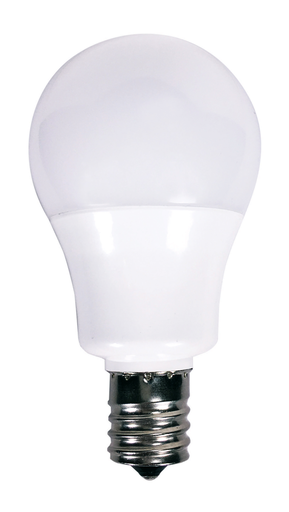 Product image for Satco S9068 5.5 Watt; A15 LED; 5000K; E17 Intermediate base; 230 deg. Beam Angle; 120 Volt