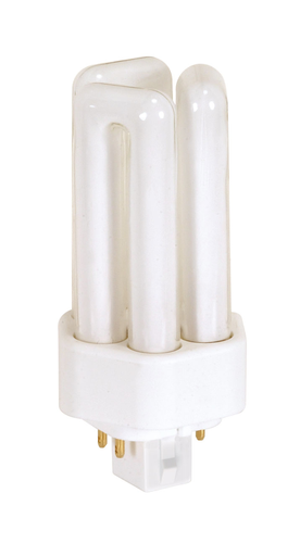 Product image for Satco S8399 13 Watt; pin-based Compact Fluorescent; 2700K; 82 CRI; GX24q-1 (4-Pin) base