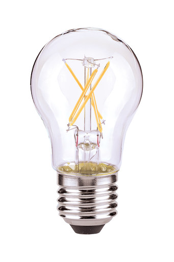 Product image for Satco S29874 5W LED A15; Clear; Medium Base; 2700K; 120 Volt