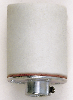 90/409 - Keyless Porcelain Socket With 1/8 IPS Metal Cap - Glazed - 660W - 250V - 200/10 Master