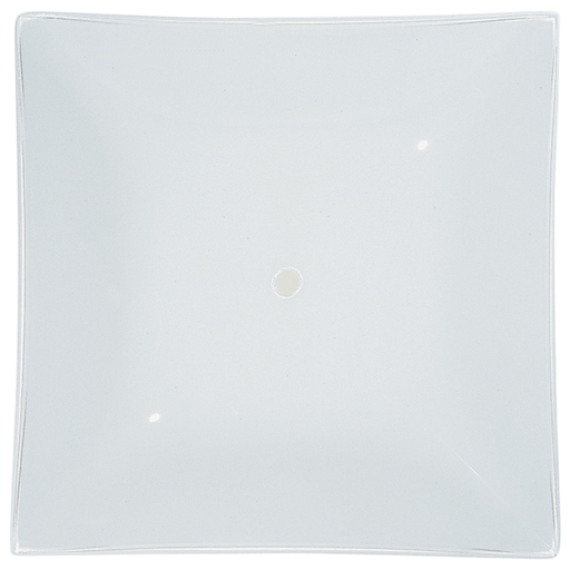 Product image for Satco 50/374 12 in.; Square Glass Lamp Shade; White Finish