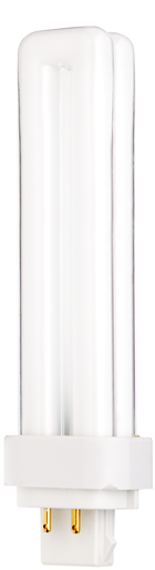 Product image for Satco S8336 18 Watt; pin-based Compact Fluorescent; 4100K; 82 CRI; G24Q-2 (4-Pin) base