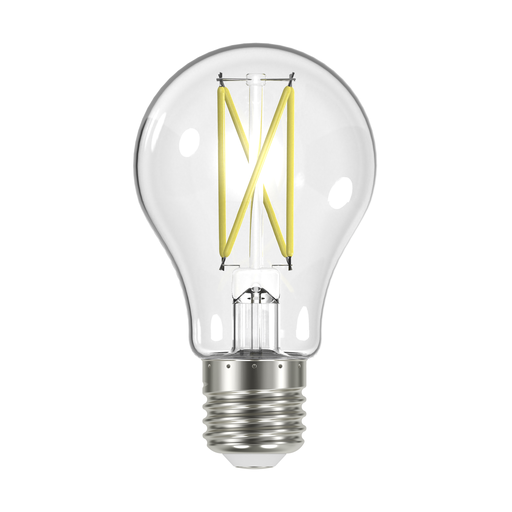 8 Watt LED A19 - Clear - Medium Base - 5000K - 90 CRI - 120 Volt