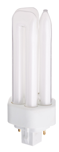 Product image for Satco S4367 18W pin-based Compact Fluorescent; 2700K; 82 CRI; GX24d-2 base