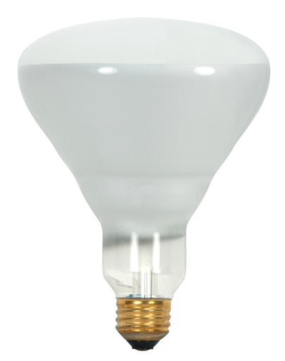 Product image for Satco S8521 65 Watt BR40 Incandescent; Frost; 5000 Average rated hours; 510 Lumens; Medium Skirted base; 130 Volt