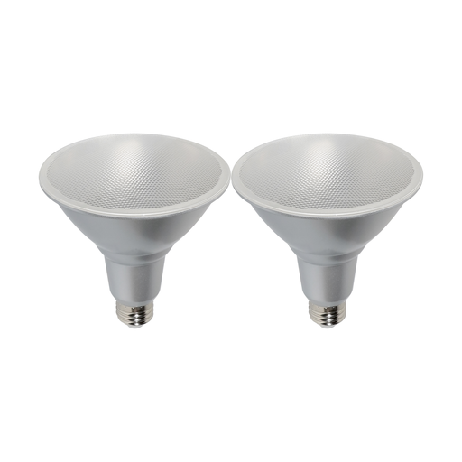 Product image for Satco S29457 15 Watt; PAR38 LED; 3000K; 60 deg. Beam Angle; Medium base; 120 Volt; 2-Pk