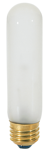 Mayer-DDS-25 Watt T10 Incandescent - Frost - 2000 Average rated hours - 200 Lumens - Medium base - 120 Volt - Carded-1