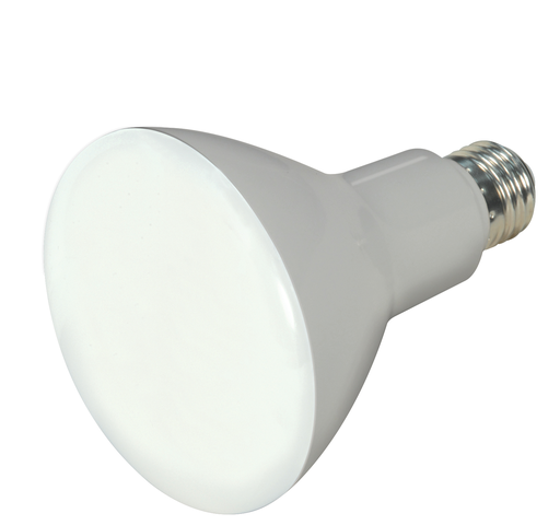Product image for Satco S8492 9.5 Watt; BR30 LED; 4000K; Medium base; 120 Volt; Dimmable