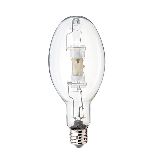 Product image for Satco S4256 350 Watt; Metal Halide HID; Mogul extended base; ED37; Clear; 65 CRI; 4000K