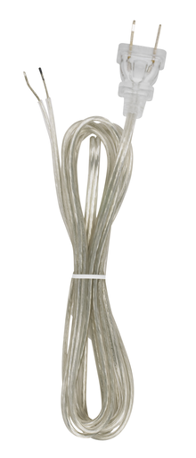 90/1527 - 18/2 SPT-1-105C All Cord Sets - Molded Plug - Tinned Tips 3/4in. Strip with 2in. Slit 36in. Hank - 200 Ctn 8 Ft.