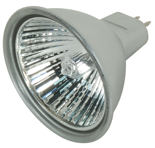 Product image for Satco S4176 35 Watt; Halogen; MR16; FMW; 3000 Average rated hours; Miniature 2 Pin Round base; 12 Volt