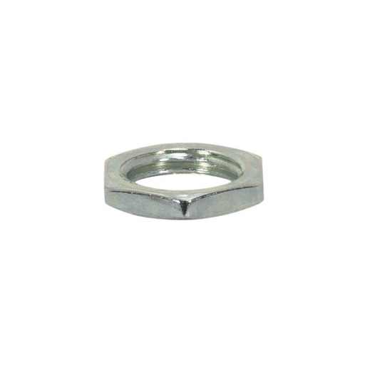 Product image for Satco 90/1038 Steel Locknut; 1/4 IP; 11/16" Hexagon; 1/8" Thick; Unfinished