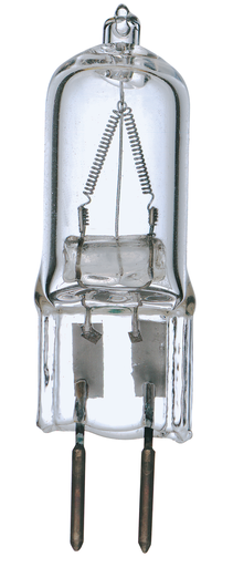 Picture of S3167 - 50 Watt - Halogen - T4 - Clear - 2000 Average rated hours - 750 Lumens - Bi Pin GY6.35 base - 120 Volt