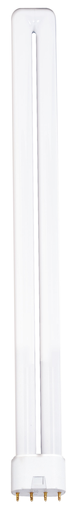 Product image for Satco S8657 18 Watt; pin-based Compact Fluorescent; 3000K; 82 CRI; 2G11 base