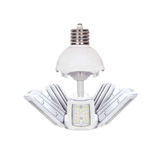 Product image for Satco S29679 90 Watt LED HID Replacement; 5000K; Mogul Extended base; Adjustable beam angle; 100-277 Volt