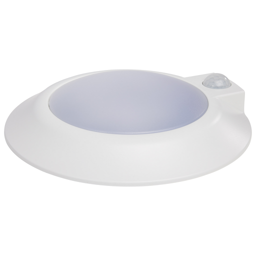 62/1820 - 7 Inch - LED Disk Light - Fixture with Occupancy Sensor - White Finish - CCT Selectable