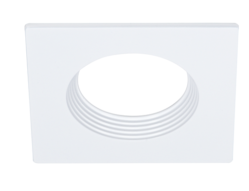 Product image for Satco S9526 Freedom Square 4" Trim Option For 4" Base Unit; White Finish