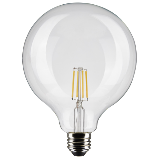 S21254 - 6 Watt G40 LED - Clear - Medium base - 90 CRI - 4000K - 120 Volt