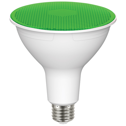 Product image for SATCO S29481 11.5PAR38/LED/90'/GREE