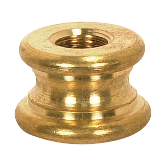 Product image for Satco 90/2163 Solid Brass Neck And Spindle; Unfinished; 15/16" x 5/8"; 1/8 IP Tapped