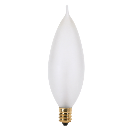 S3263 - 60 Watt CA10 Incandescent - Frost - 1500 Average rated hours - 640 Lumens - Candelabra base - 120 Volt