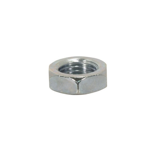 Product image for Satco 90/1704 Steel Locknut; 1/4 IP; 3/4" Hexagon; 1/4" Thick; Zinc Plated Finish