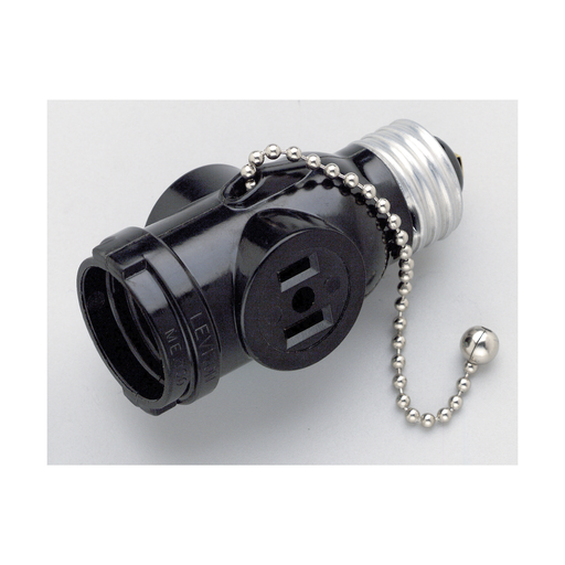 Product image for Satco S70/540 Bakelite Socket With Pull Chain