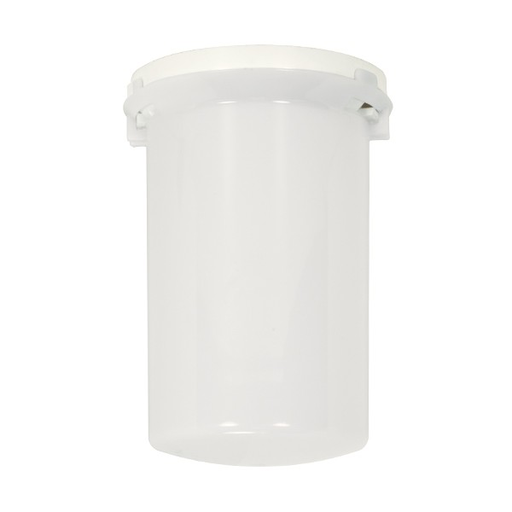 Product image for Satco 90/2513 6.2" White Lexan Lens; For GU24 Keyless Ceiling Receptacle; Lens Only