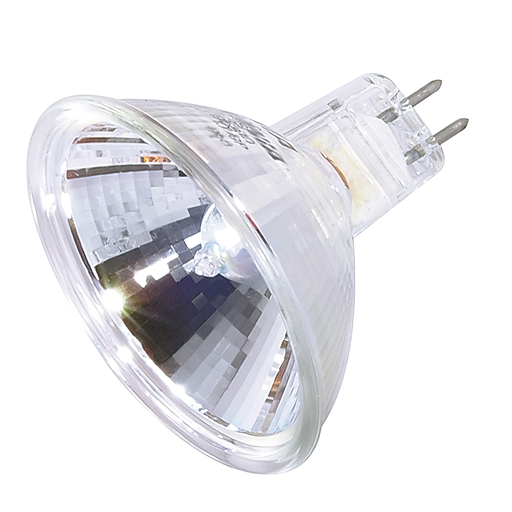 Product image for Satco S4365 35 Watt; Halogen; MR16; FMW/C; 2000 Average rated hours; Miniature 2 Pin Round base; 12 Volt
