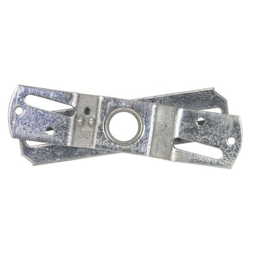 Product image for Satco 90/575 Double Crossbar; Screw Holes; 2-3/4" And 3-7/8" Center To Center