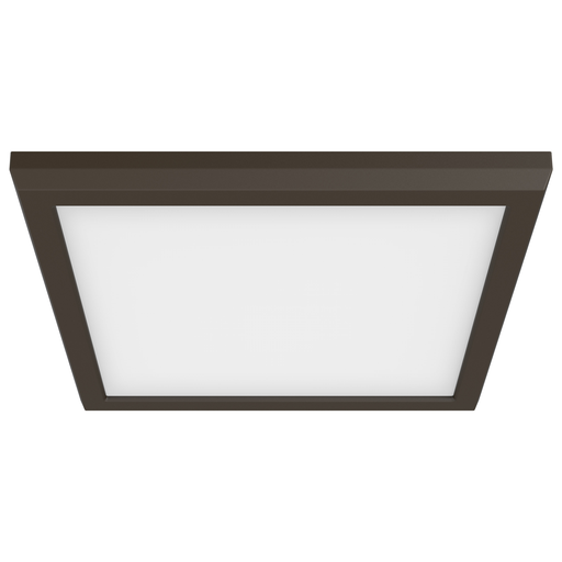 Product image for Satco|Nuvo 62-1726 BLINK® PRO 9" Square LED Surface Mount Downlight, 13W 120V, 1032-1150 Lumens, 5 CCT Selectable 2700K to 5000K, Bronze Finish