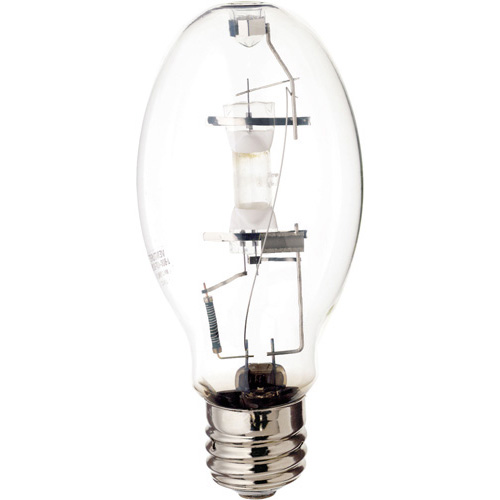 Product image for Satco S4247 400W Metal Halide HID; Mogul extended base; ED28; Clear; 65 CRI; 4000K
