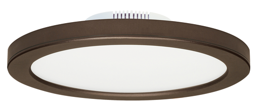 Product image for Satco S9885 12 watt; 7" Flush Mount LED Fixture; 3000K; Bronze finish; 120/277 volts