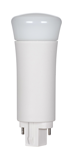 Product image for Satco S8535 9 Watt LED PL 2-Pin; 2700K; 900 Lumens; G24d base; 50000 Average rated hours; 120 Deg. Beam Angle; Vertical; Type B; Ballast Bypass