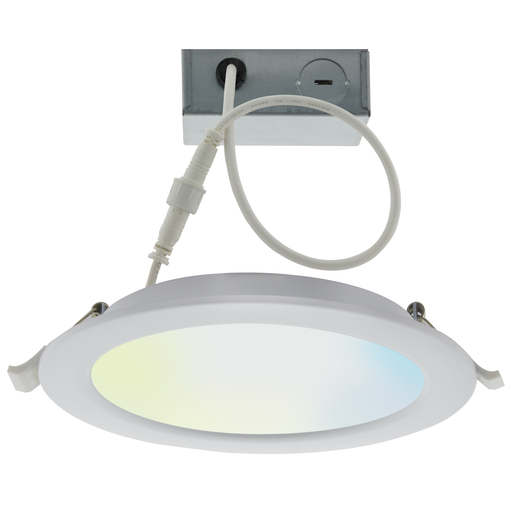 Product image for Satco S11261 10 Watt; LED Direct Wire Downlight; 4 Inch; Tunable White; Round; Starfish IOT; 120 Volt; 650 Lumens