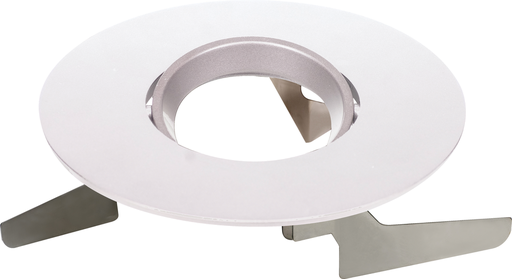 Product image for Satco S9646 Freedom Round 5"/6" Gimbal Trim Option For 5"/6" Base Unit; White Finish