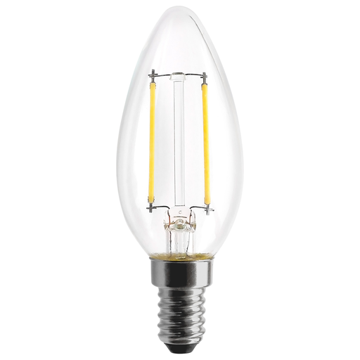 Product image for Satco S12116 4.5 Watt; B11 LED; Clear; 350 Lumens; 4000K; European base; 120 Volt
